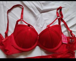 Red Lingerie Set