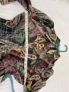 Paisley Print Tunic Top