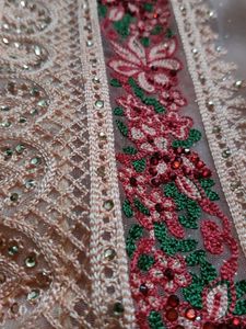Elegant Embroidered Saree