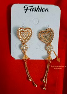 Gleaming Elegance: Stone &amp; Shiny Earrings