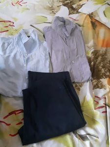 2 Men&#39;s Shirts And 1 Pant
