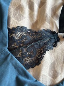 blue Lace Sports Bra
