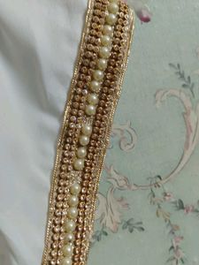 White Imported Saree