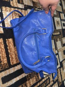 Bright Blue Shoulder Bag