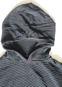Black Texture Hoodie