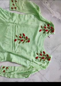 Embroidery Gown