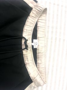 Black &amp; Beige Track Pants