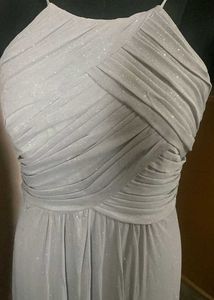 Silver Gown Shimmer Party Cocktail Kitty