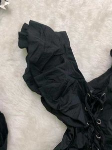 Goth Vampire Corset Blouse