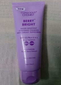 Conscious Chemist Berry Bright Sunscreen