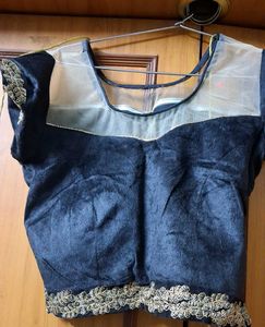 Elegant Black &amp; Gold Embellished Top
