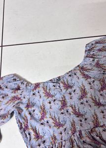 Floral Mini Dress top