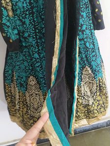 OfferAnarkali Multi Colour Full Embroidered