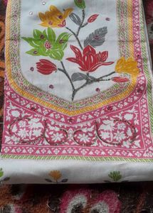 Embroidered Salwar Suit Material