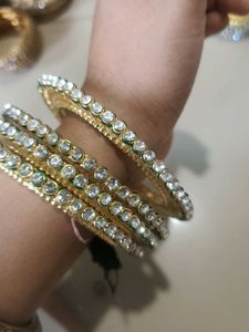 Sparkling Stone Bangles