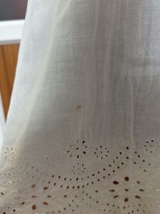 NOLITA White Linen Shiffli Dress