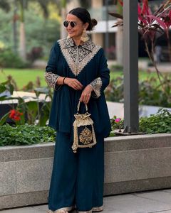 🌺Beautiful Navy -Blue Plazoo Set🌺