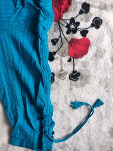 Colorful Lightblue Blue Kurta
