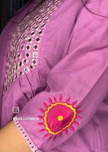 Totally new with tag Mirror Work Kurta Set