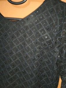 Black Kurta Set