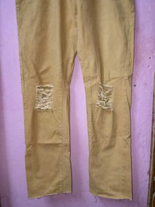 Ripped Khaki Jeans