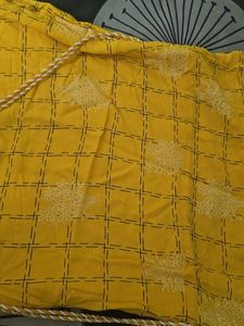 Yellow Print Kurti