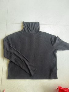 H&M Black Knitted Turtle Neck