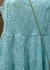 Lace Skater Mini Dress