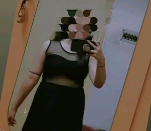Sheer Panel Mini Dress
