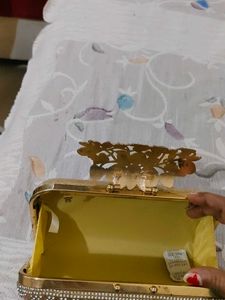 Elegant Gold Clutch Purse 👛