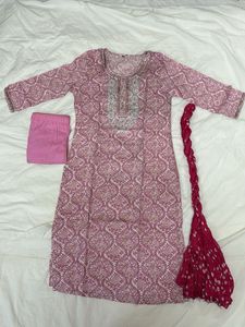 Pretty Pink Sequin+Embroidery Heavy Suit