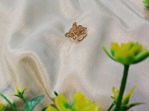 Double Butterfly Finger Ring