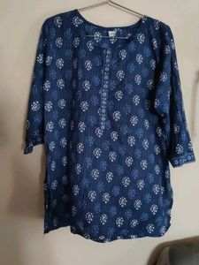 Stylish Blue Printed Top