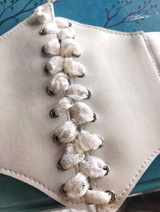 White Corset Belt