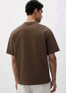 Unisex Brown Oversized Tee 240GSM