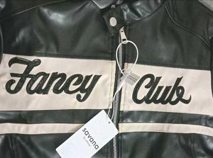 Statement Faux Leather Jacket.