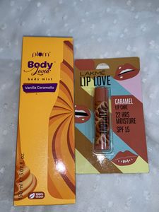 Plum Body Mist & Lakme Lip Balm