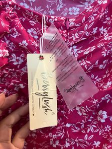 Pink Floral Smocked Dress
