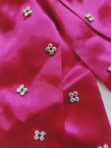 Long Tail Bow With Rhinestone