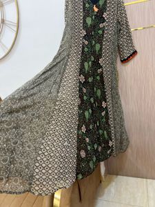 Elegant Printed Anarkali Kurta