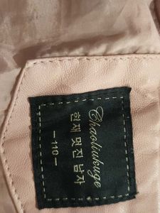 Pink Studded Biker Jacket