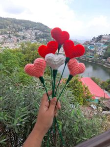 Crochet Heart Bouquet - Handmade with Love!