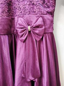 4-6 Years Elegant Purple Girl&#39;s Party Dress