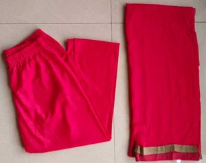 Pink Anarkali Set Size - XXL