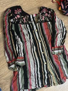 Embroidery top