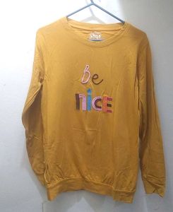 "Be Nice" Mustard Long Sleeve