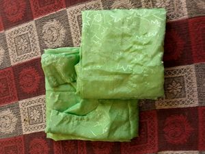 Poly Chanderi Green Suit