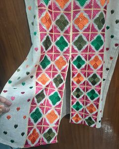 Phulkari Kurta Set