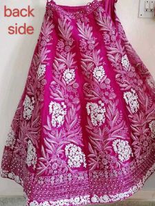 Hot Rani Pink Bridal Lehenga