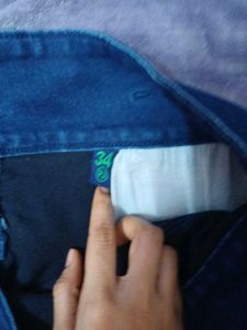 Dark Blue Denim Jeans